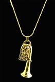 Tuba Necklace - Gold - B001JSQYDY