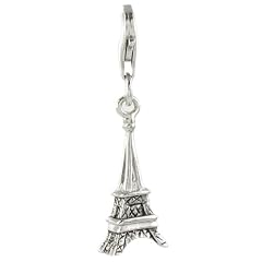 Quiges Charms Anh�nger Versilbert Eiffelturm f�r Bettelarmband