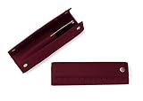 Cross Red Pebbled Leather Single Pen Case