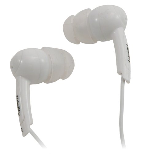 Fidelity Noise Reducing Earphones for Portable Media Devices - White