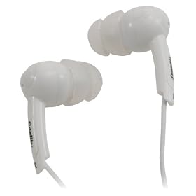 Fidelity Noise Reducing Earphones for Portable Media Devices - White