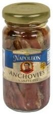 Gardentime B23881 Napoleon Flat Anchovies In Olive Oil Jars - 12x3.5Oz