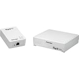 Actiontec MegaPlug 200 Mbps AV Powerline Ethernet Adapter and 4-Port Hub Kit