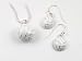 Volleyball Necklace and Earring Set