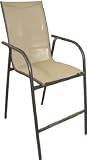 YOTRIO INTERNATIONAL LLC 01285 Tan STL Sling Bar Chair