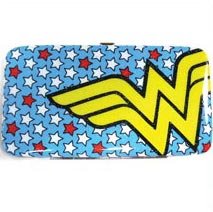  Wonder Woman Ladies Metallic Hinge Wallet