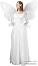 Adult White Feather Flying Angel Wings