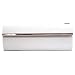 White Evelyn Metallic Faux Leather Evening Clutch Bag Purse Handbag