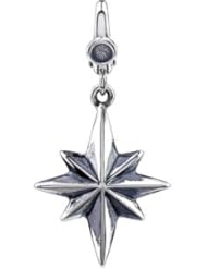 Sterling Silver-Star Charm by US Gems