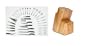 Serie di 13 coltelli Miracle Blade 4 World Class con set di posate e ceppo di coltelli in regalo