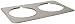 Benchmark 56749 2 Holes Adaptor Plate, 8-3/8