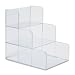 Rubbermaid Spacemaker 3-Tier Supplies Bin, Plastic, 9.375 x 12 x 12 Inches, Clear (29894ROS)