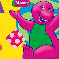Barney Beverage Napkins 16ct