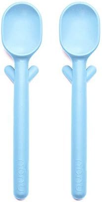 Nenu Baby Spoon - 2 Pack (Blue Sky) by Nenu