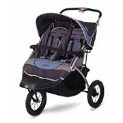 Suburban Safari Double Jogging Stroller (Blue/Grey)