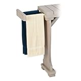 Table with Towel Bars Finish: Espresso, Size: 34