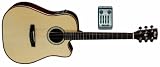 Produkt-Bild: Cort Elektro-Akustikgitarre AS-M5 All Solid, massive Engelmann-Fichtendecke Boden und Zargen massiver Palisander, Hochglanz natur