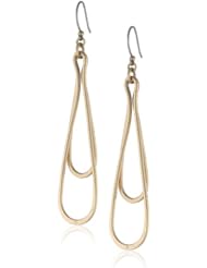 Lucky Brand Gold Colored Metal Orbitals Earrings