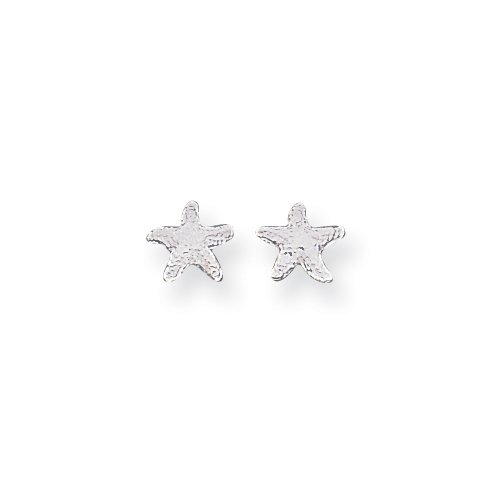 Sterling Silver Starfish Mini Earrings