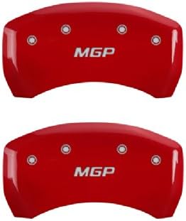 MGP Caliper Covers26057SMGPRD 'MGP' Engraved Caliper Cover with Red Powder Coat Finish and Silver Characters, (Set of 4)