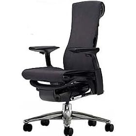 Embody Chair by Herman Miller - Home Office Desk Task Chair with Adjustable Arms ... by Embody Chair Herman Miller - Home Office Desk Task Chair with Adjustable Arms  Aluminum Base, Graphite Frame Rhythm Charcoal Fabric