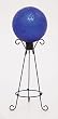 Blue Ornament Gazing Ball