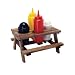 Dci Picnic Table Condiment Set, 5 Piece Set