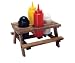 Dci Picnic Table Condiment Set, 5 Piece Set