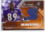 2005 SPx Rookie Swatch Supremacy #RS-MC Mark Clayton - Baltimore Ravens (Piece of Authentic Game-Worn Jersey) (Football Cards)
