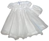Elegant Roses Christening Gown with Bonnet Size 3-6M - (Child)