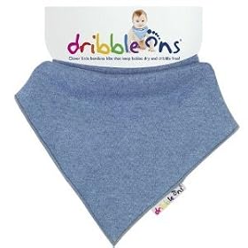 Dribble Ons in New 2011 BRIGHT COLOURS - DENIM