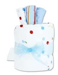 Trend-Lab 30139 Gift Cake- Dr. Seuss One Fish Two Fish Hooded Towel