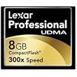 Crucial 8Gb Lexar Media Professional Udma 300X Compactflash Cf8Gb-300-380