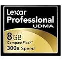 Crucial 8Gb Lexar Media Professional Udma 300X Compactflash Cf8Gb-300-380
