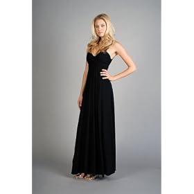 Twisted Black Evening Gowns by BCBG