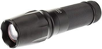 YX UltraFire W-878 5-Mode Cree XM-L T6 LED Zoom Flashlight (1000LM, 3xAAA/1x18650, Black)