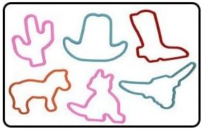 Zanybandz Old West Rubber Bands - 24 Pack