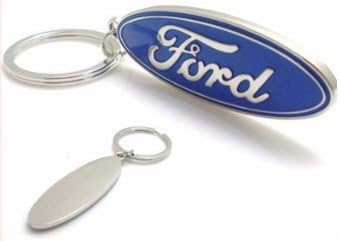 2 Pcs Ford car logo keychain key ring llaveros hombre high quality chaveiro portachiavi key chain