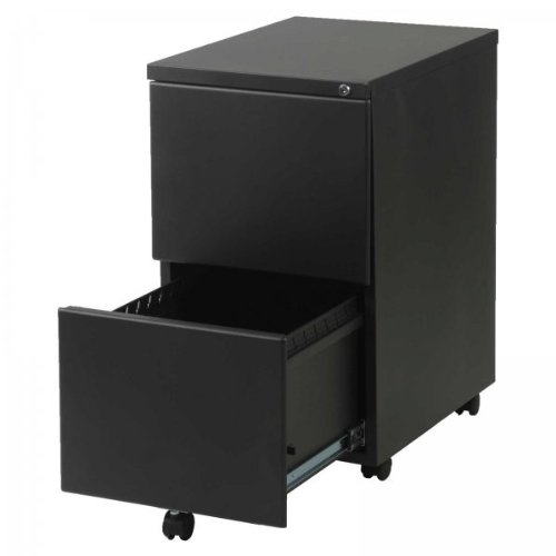 ITALMODERN Greg-2F Metal Filing Graphite Black