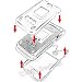Black Shield Protector Case w/ Belt Clip for LG Rumor Scoop LX260