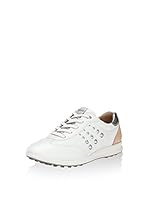 ECCO Zapatillas de golf Street Evo One (Blanco / Plata)
