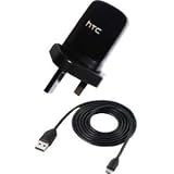 Genuine HTC Mains Charger & Modern-Tech Data/ Charge Cable Fits HTC Desire HD, Desire S, Legend, Desire, HD2, Wildfire, Wildfire S, Desire Z, HD7, Mozart, Incredible, ChaCha, Salsa, HD2 & HD Mini