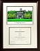 U.S. Military Academy Scholar Scholar Mahogany Framed Lithograph w/Diploma Opening