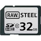 Hoodman Raw Steel 32GB Class 10 SDHC Memory Card with RAW SxSxSDXC Alternative Memory Adapter for Sony SxS Applications