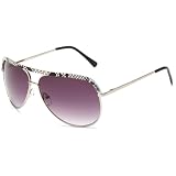 Steve Madden Womens S5142 Aviator Sunglasses