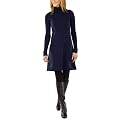 Merona&reg; Collection Womens Merino Wool Turtleneck Sweater Dress - Blue