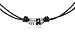 Fossil Herren-Halskette Leder schwarz 45-50cm JF85431040