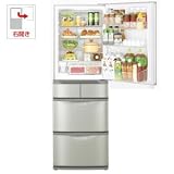 【エコポイント対象商品】日立 465L 5ドア ノンフロン冷蔵庫(ハイブライトステンレス)フロストリサイクル冷却 ビッグ&スリム60 R-S47ZM-SH