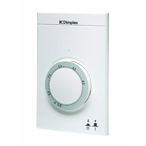 Dimplex #ETS610W1 Electronic Line Voltage Thermostat Single Pole, White