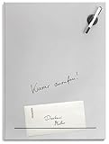 Dry erase magnet board (stainless steel) (19.5"H x 23.5"W x 1"D)